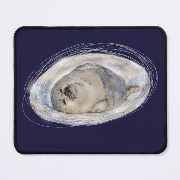 Item preview, Watercolour baby seal painting  designed and sold by NinaHalfNinja.