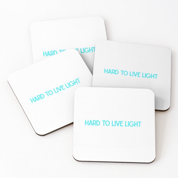 Item preview, Turkus Basic Hard To Live Light Inspirational Quote Design designed and sold by luckyhue.