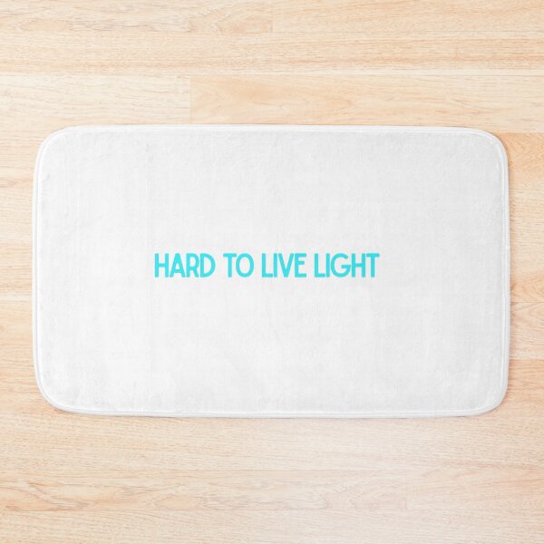 Item preview, Turkus Basic Hard To Live Light Inspirational Quote Design designed and sold by luckyhue.