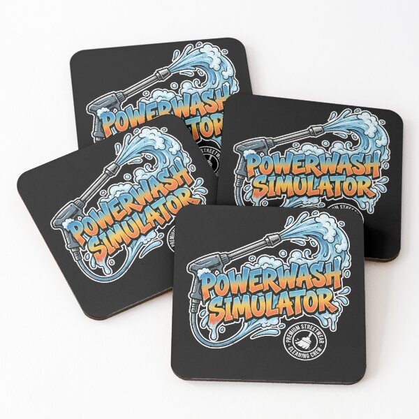 Item preview, PowerWash Simulator Splash Logo designed and sold by Senpaiwaves.