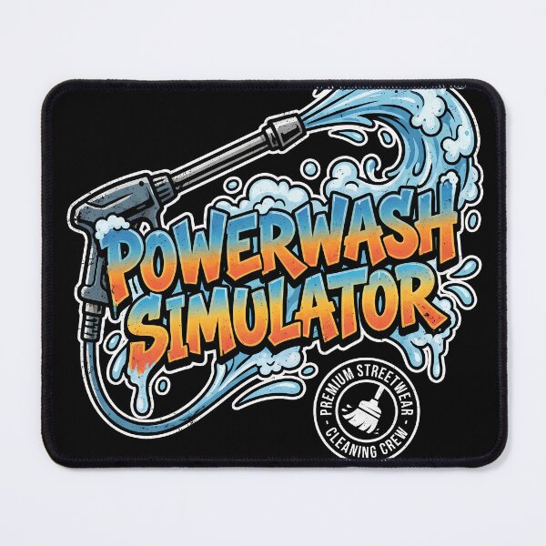 Item preview, PowerWash Simulator Splash Logo designed and sold by Senpaiwaves.