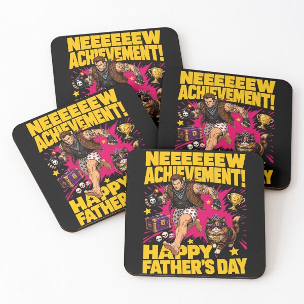 Item preview, Neeeeew Achievement Happy Fathers Day The dungeon Crawler designed and sold by Holyiury.