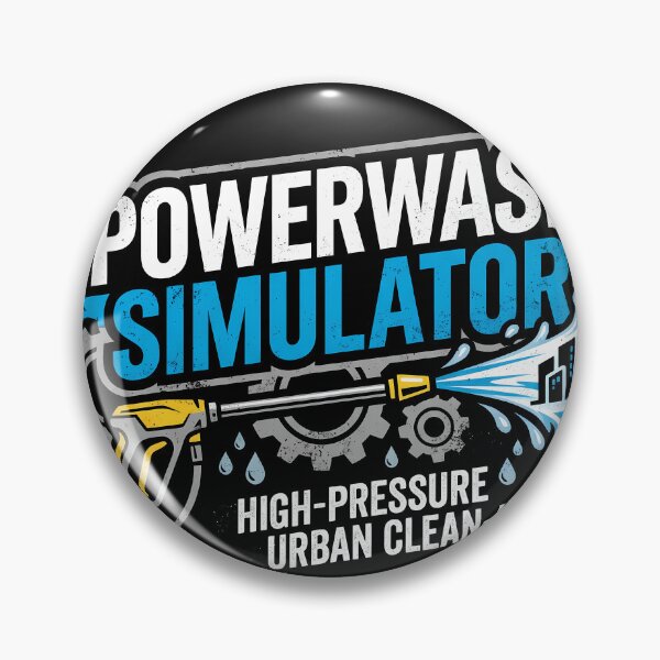 Item preview, PowerWash Simulator High Pressure Cleanup designed and sold by Senpaiwaves.