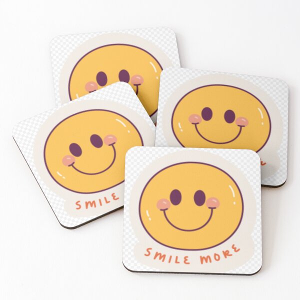 Item preview, Cute smiley face smile more face quote art designed and sold by NNCollection.