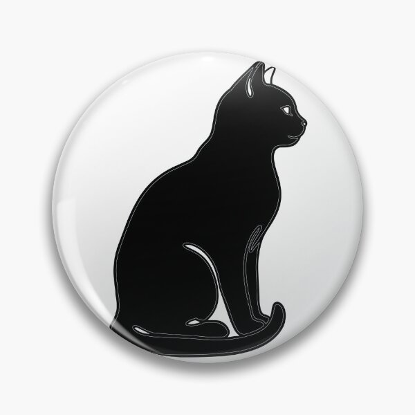 Item preview, Minimalist Sitting Feline Wall Art - White Double Outline Cat Print - Elegant Pet Profile Silhouette designed and sold by BestChoiceService.