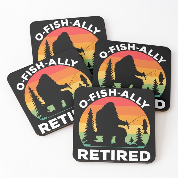 Item preview, O-Fish-Ally Retired Funny Retirement Fishing Bigfoot Lover designed and sold by SecretDicer.