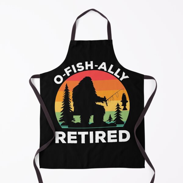 Item preview, O-Fish-Ally Retired Funny Retirement Fishing Bigfoot Lover designed and sold by SecretDicer.