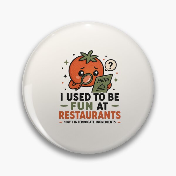 Item preview, I Used To Be Fun At Restaurants - Funny Histamine Intolerance Design designed and sold by BlackSector77.