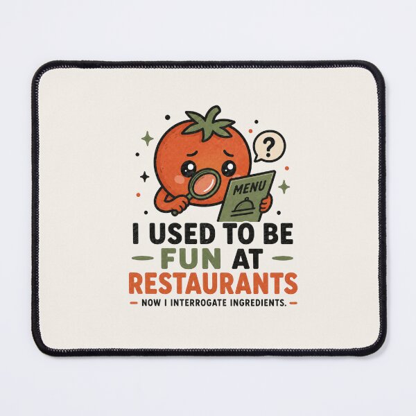 Item preview, I Used To Be Fun At Restaurants - Funny Histamine Intolerance Design designed and sold by BlackSector77.