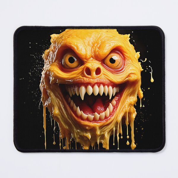 Item preview, Melting Evil Grin Cheese Monster designed and sold by ToxicInkArt.
