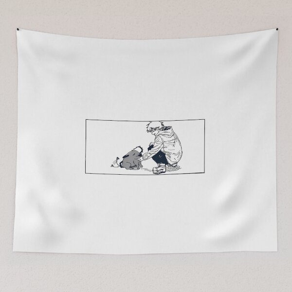 Item preview, Young boy comforting the injured Chainsaw Devil designed and sold by Deviantfant.