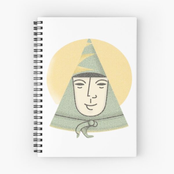 Item preview, Smiling Wizard in Pointed Hat Retro Illustration designed and sold by MoonAndMossStudio.