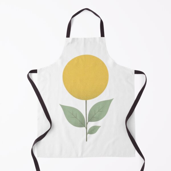 Item preview, Minimalist Sun Flower Botanical Retro Illustration designed and sold by MoonAndMossStudio.
