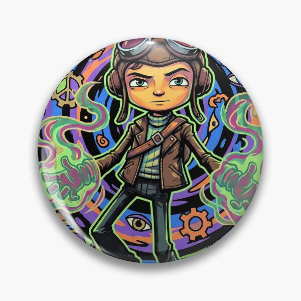 Item preview, Psychonauts Raz Psychic Powers designed and sold by Senpaiwaves.