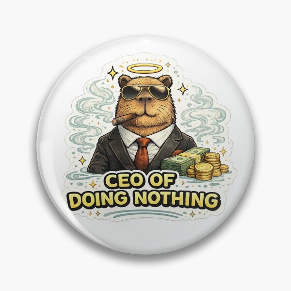Item preview, Capybara CEO Of Doing Nothing designed and sold by GenZWrap.