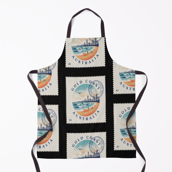 Item preview, Gold Coast Australia Coastal Postage Stamp Sticker designed and sold by stickercuffs.