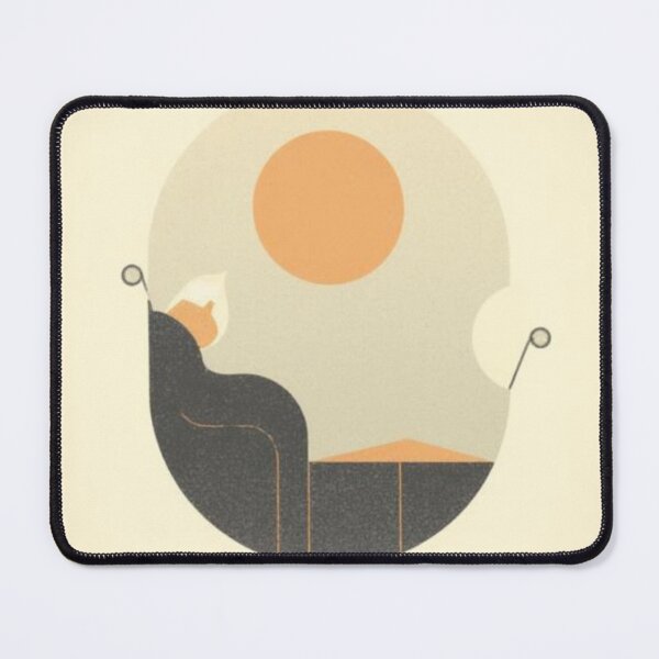 Item preview, Abstract Snail Sunset Minimalist Retro Illustration designed and sold by MoonAndMossStudio.