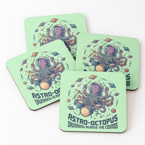 Item preview, Astro-Octopus – Cosmic Drum Session designed and sold by Dogandesighn.