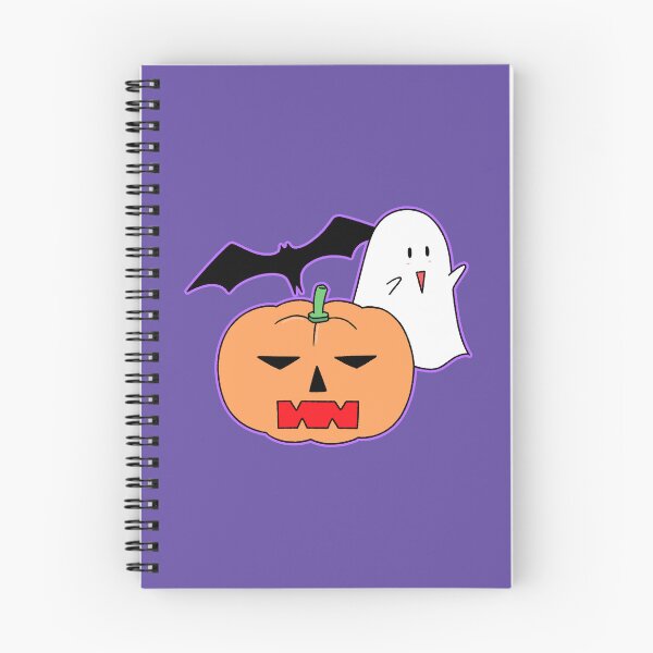 Item preview, Cute Halloween Trio: Ghost, Pumpkin and Bat designed and sold by ubborn.