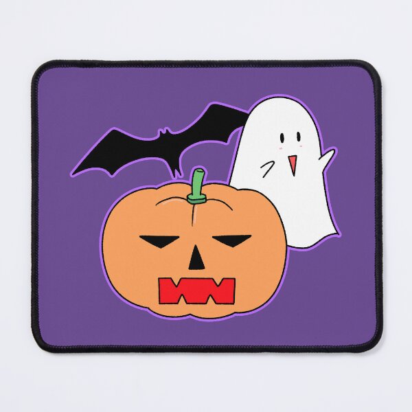 Item preview, Cute Halloween Trio: Ghost, Pumpkin and Bat designed and sold by ubborn.