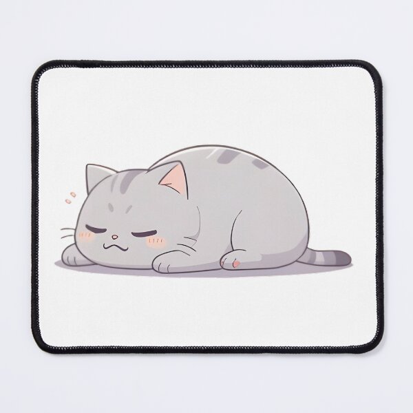 Item preview, Social Battery Drained Cat — Introvert Kawaii Sticker designed and sold by tommysworks.