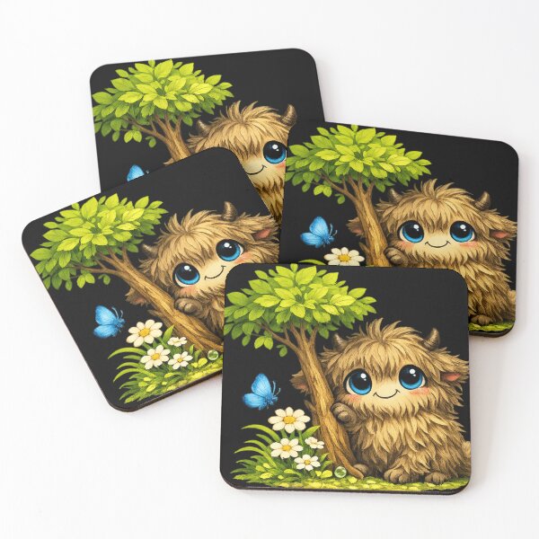 Item preview, Cute shaggy cattle on a flower meadow designed and sold by MyPersonalShirt.