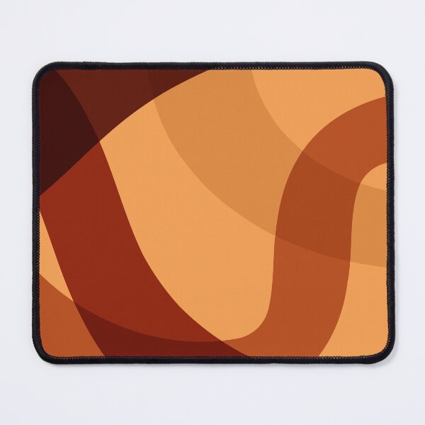 Item preview, Abstract Retro Wavy Lines Terracotta Design designed and sold by BetweenForms.