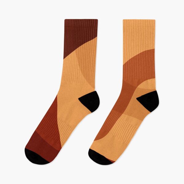 Item preview, Abstract Retro Wavy Lines Terracotta Design designed and sold by BetweenForms.