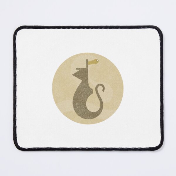 Item preview, Minimalist Sea Dragon Seahorse Vintage Circle Badge Art designed and sold by MoonAndMossStudio.