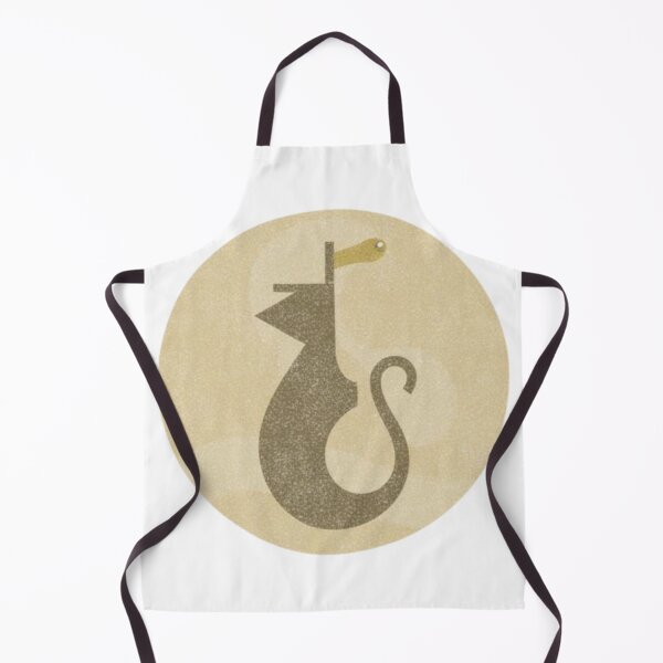 Item preview, Minimalist Sea Dragon Seahorse Vintage Circle Badge Art designed and sold by MoonAndMossStudio.