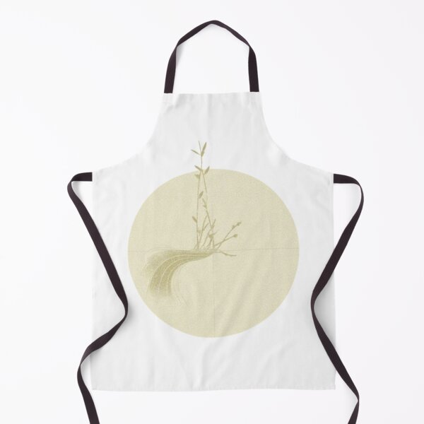 Item preview, Delicate Wild Grass Branch Moon Zen Minimalist Art designed and sold by MoonAndMossStudio.