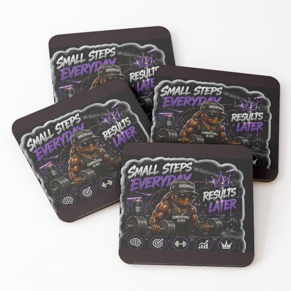 Item preview, Small Steps Everyday Motivation Sticker designed and sold by Bbeatss.