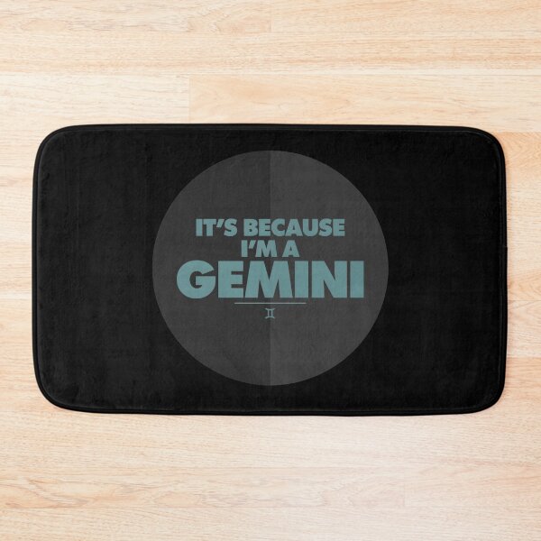 Item preview, It's Because I'm a Gemini | Funny Zodiac Astrology Meme | Retro Horoscope Humor   designed and sold by ZyziowskyArt.