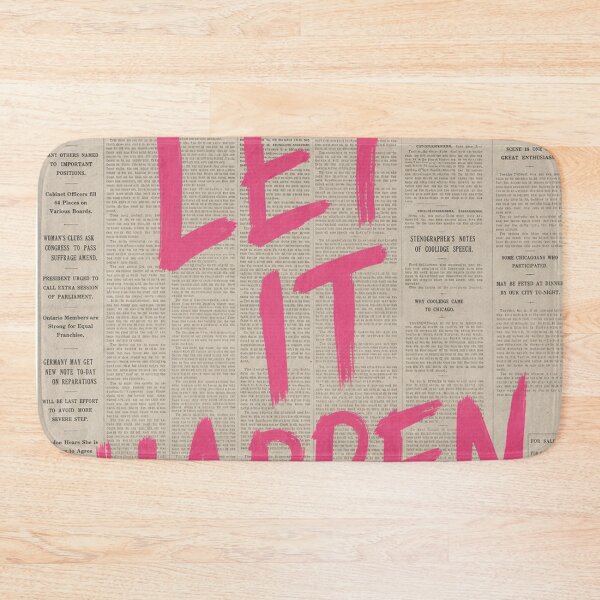 Item preview, ''Let it happen'' Newspaper Print designed and sold by Quiet Sun.