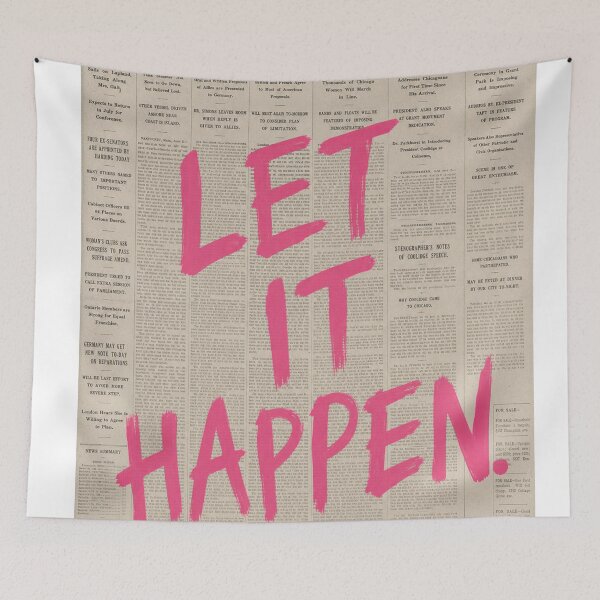 Item preview, ''Let it happen'' Newspaper Print designed and sold by Quiet Sun.