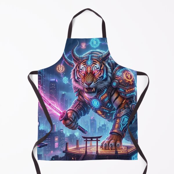 Item preview, Cyberpunk Samurai Tiger designed and sold by RaF71PrO.