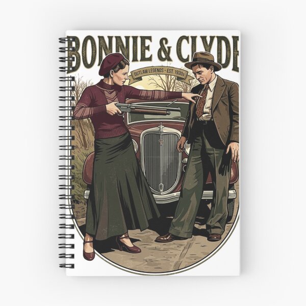Item preview, Bonnie & Clyde designed and sold by Kirrindy Designs.