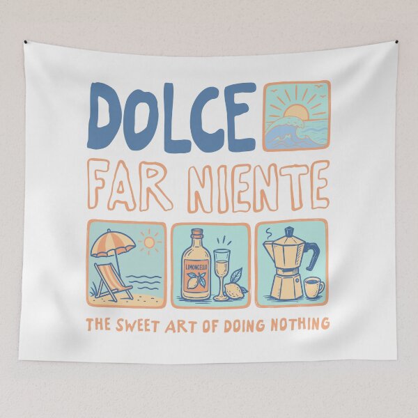 Item preview, Dolce Far Niente - La Dolce Vita Summer Design  designed and sold by Nana-and-Mo.