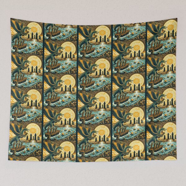 Item preview, Cosmic Serpent – Mythic Sun Ritual designed and sold by Dogandesighn.