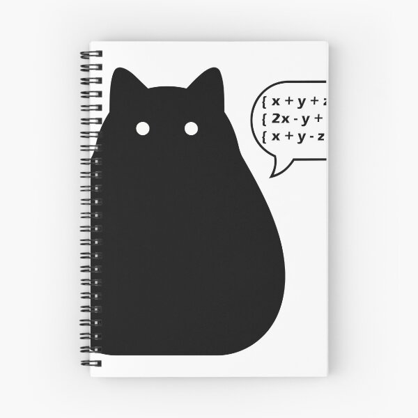 Item preview, Black Cat Algebra System Poster - Minimalist Math Equation Feline Art - STEM Student Classroom Decor designed and sold by BestChoiceService.