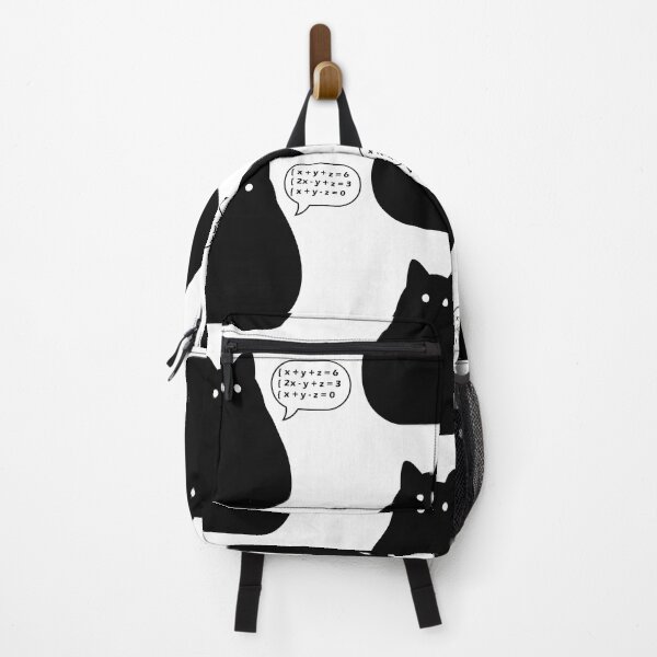 Item preview, Black Cat Algebra System Poster - Minimalist Math Equation Feline Art - STEM Student Classroom Decor designed and sold by BestChoiceService.
