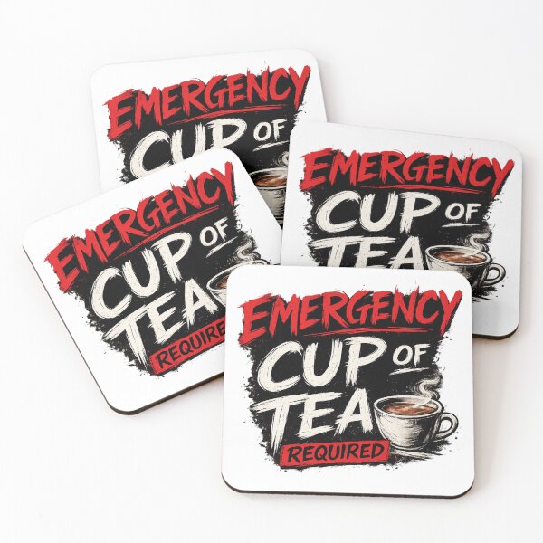 Item preview, Emergency Cup Of Tea Required | Funny British Tea Lover T-Shirt designed and sold by YoSum.
