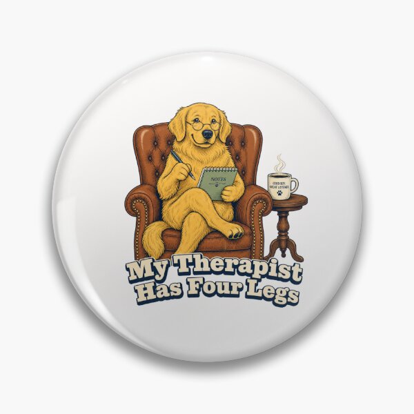 Item preview, My Therapist Has Four Legs Funny Dog Lover  designed and sold by freshwear design.