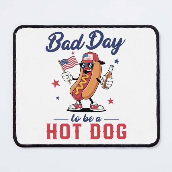 Item preview, Bad Day to be a Hot Dog 4th of July USA designed and sold by studio-ssaam.