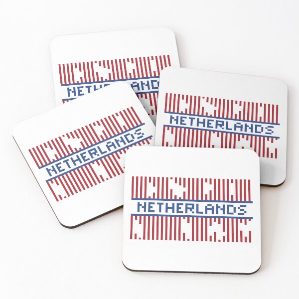 Item preview, NETHERLANDS — Netherlands Soccer & Flag Pride Gift | Retro Pixel Art Word designed and sold by Mouremandier.