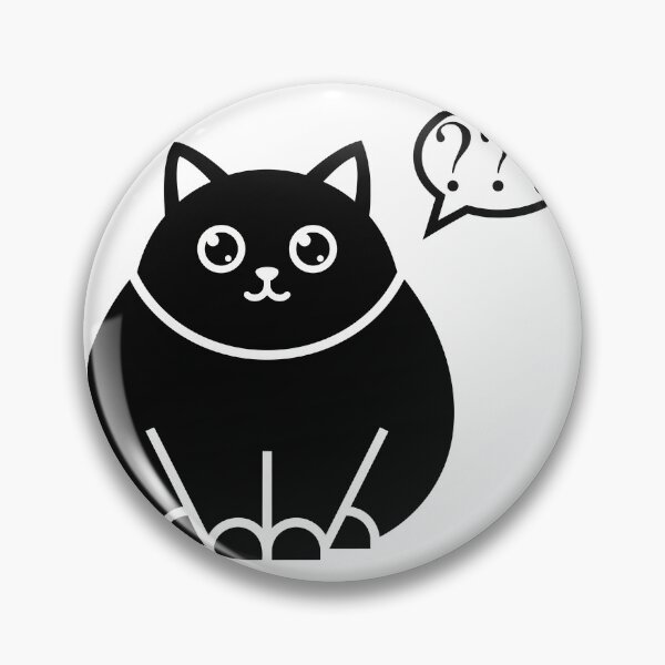 Item preview, Confused Black Cat Question Mark Poster - Curious Feline Illustration - Whimsical Academic Wall Decor designed and sold by BestChoiceService.