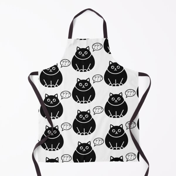 Item preview, Confused Black Cat Question Mark Poster - Curious Feline Illustration - Whimsical Academic Wall Decor designed and sold by BestChoiceService.