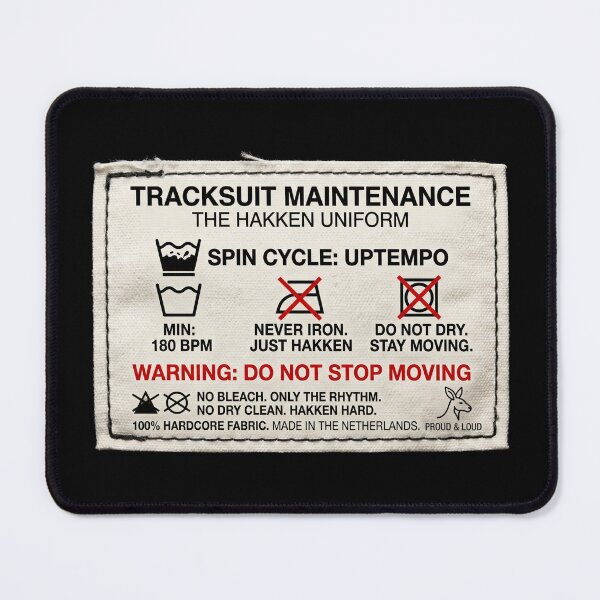 Item preview, The Hakken Uniform Tracksuit Maintenance Uptempo Gabber designed and sold by SPAZE-Typo.