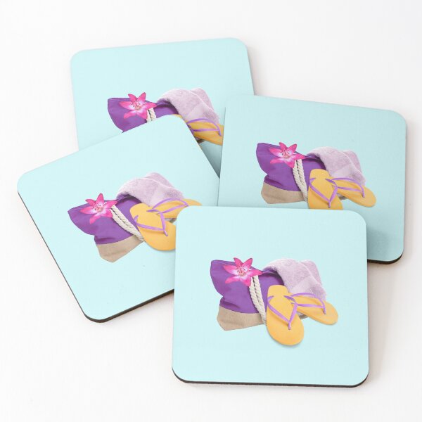 Item preview, Beach bag and flip flops designed and sold by Meli-moo.