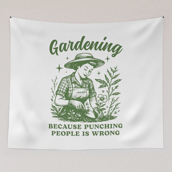 Item preview, Jardinería porque golpear a la gente está mal designed and sold by studio-ssaam.
